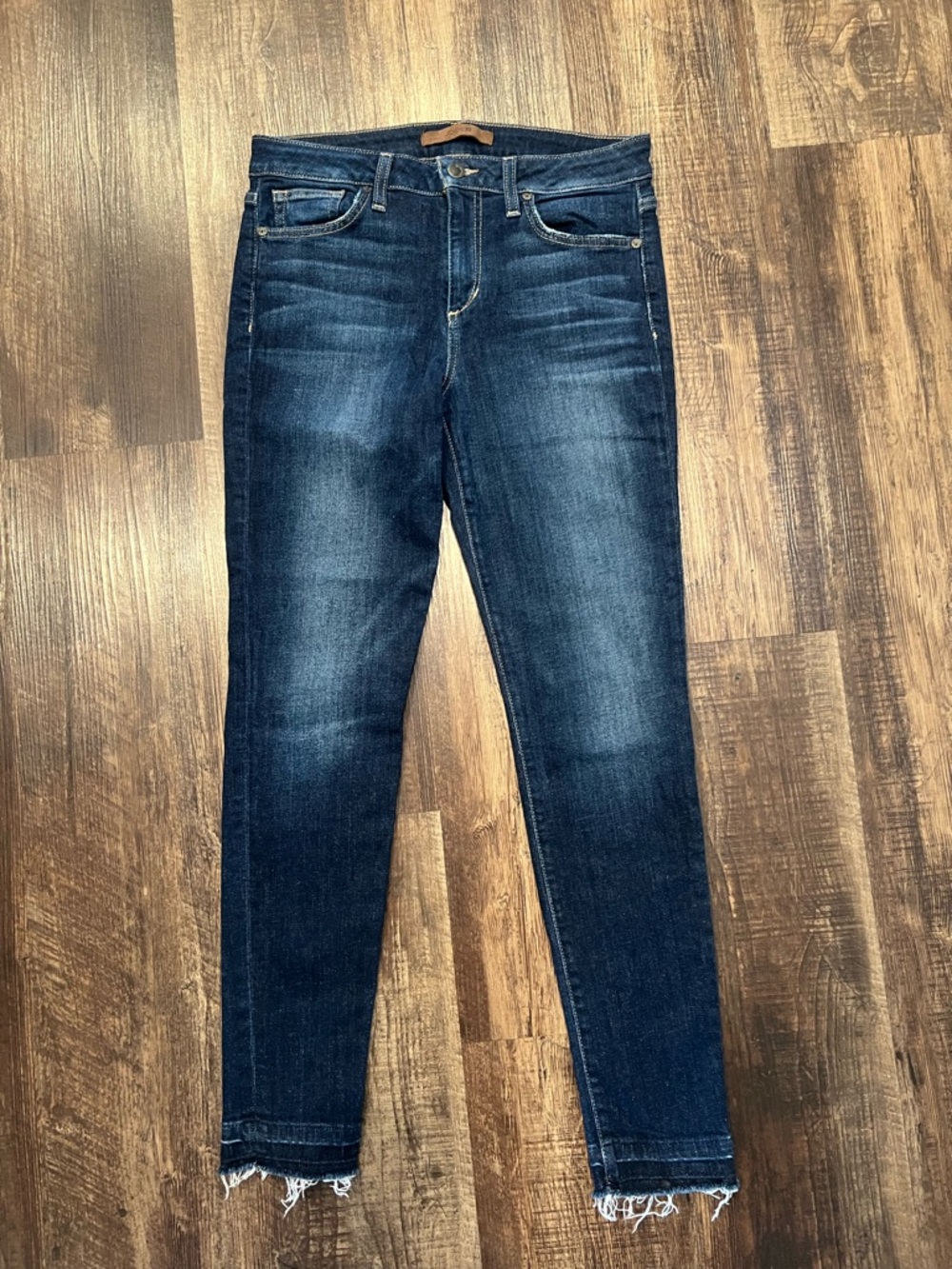 Joe's Jeans Indigo Skinny with Frayed Hem